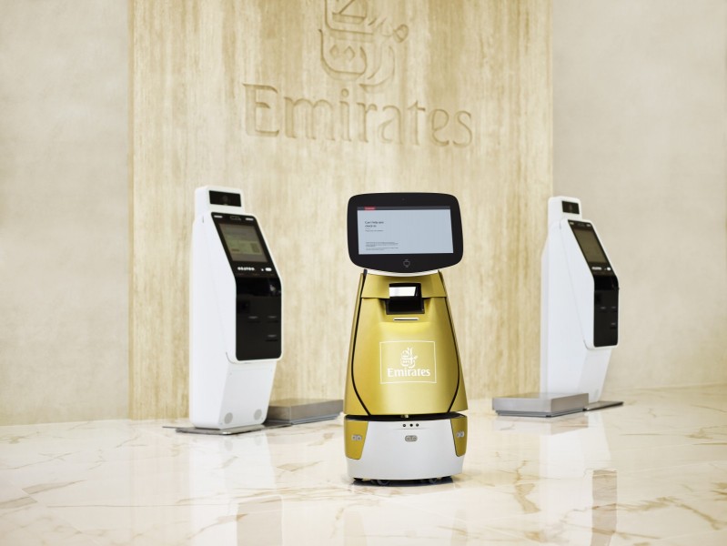 Emirates launch world’s first portable robotic check-in assistant - Sara