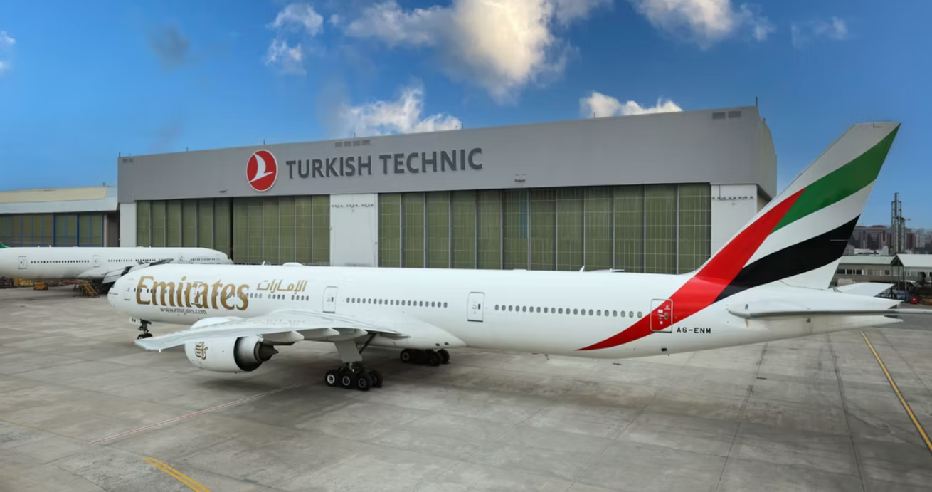 Turkish Technik to perform base maintenance on Emirates 777 fleet