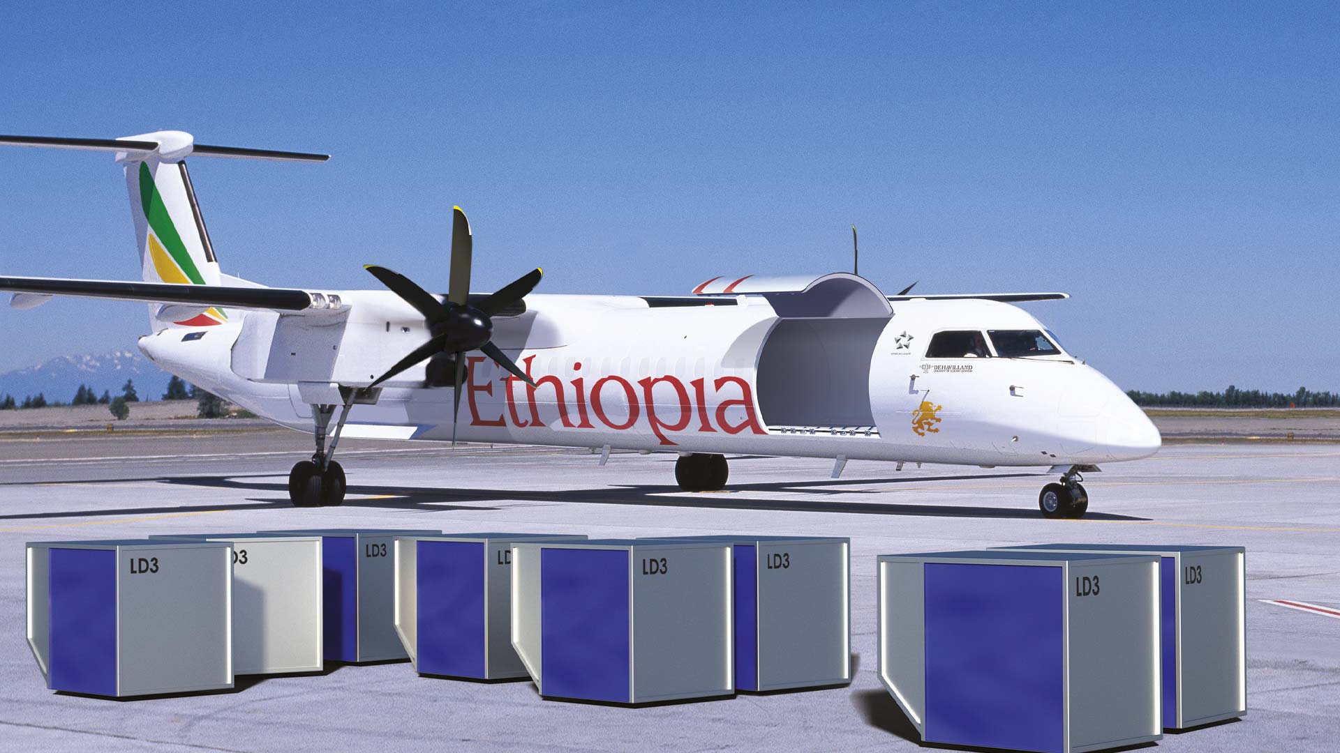 Ethiopian Airlines signs proposal with for up to Four Dash 8-400 Freighter - Large Cargo Door Kits