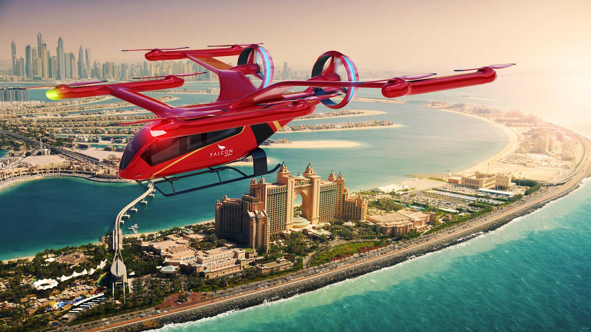 Eve and Falcon Aviation Services announce partnership to introduce eVTOL flights in Dubai