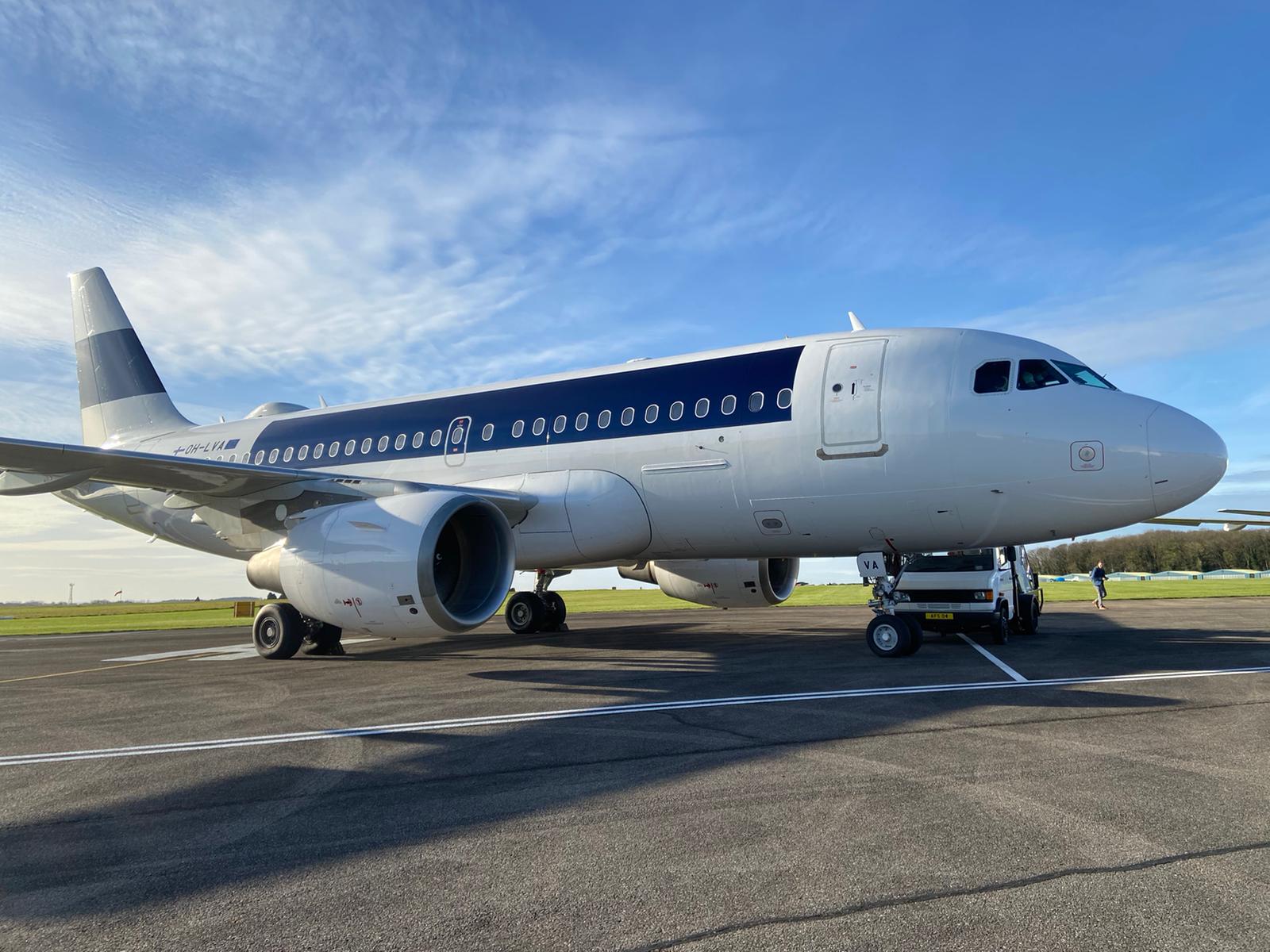 Finnair to dismantle and recycle an A319 aircraft at Helsinki Airport