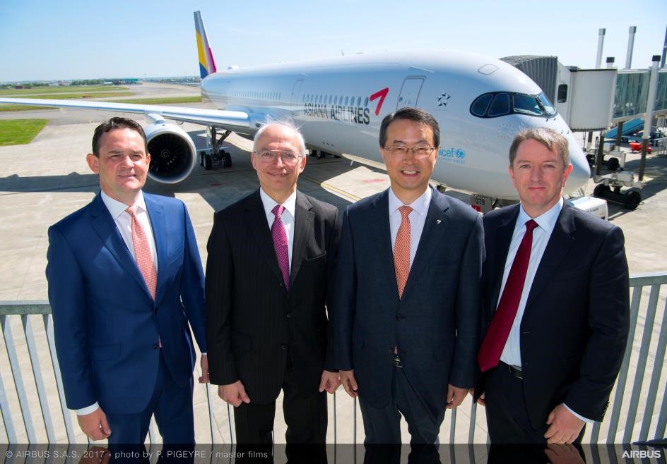 First Airbus A350 XWB for Asiana Airlines