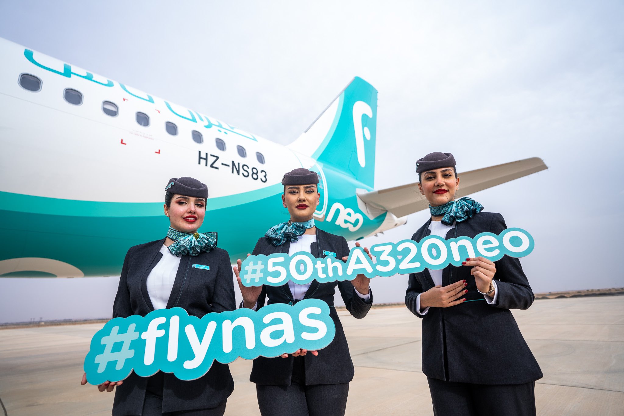 Saudi airline flynas receives 50th A320neo aircraft