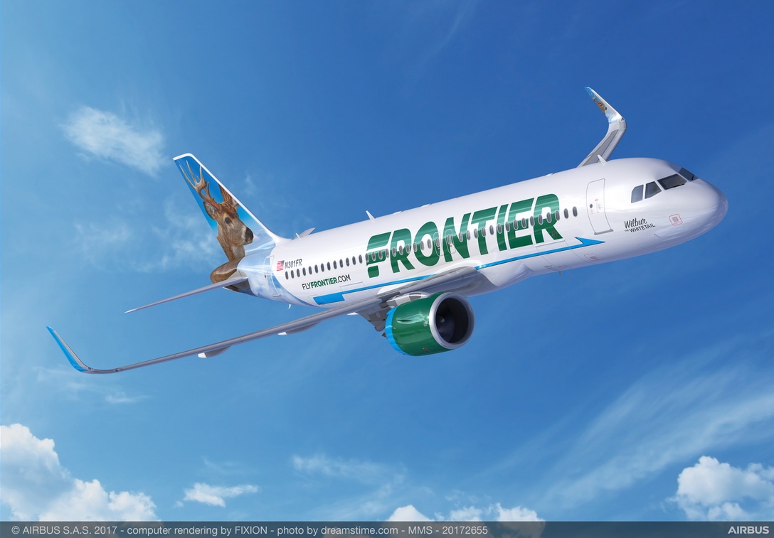 Frontier leases second of seven new Airbus aircraft from ACG