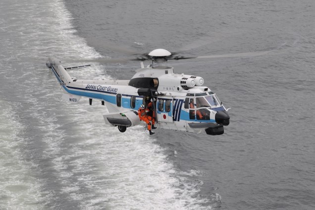 Japan Coast Guard adds three H225 helicopters