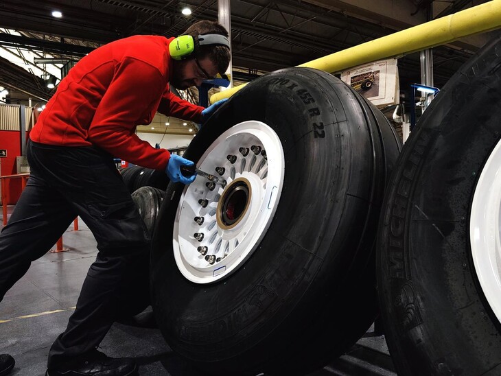 Iberia maintenance obtains training for the maintenance of A321XLR the wheels and brakes