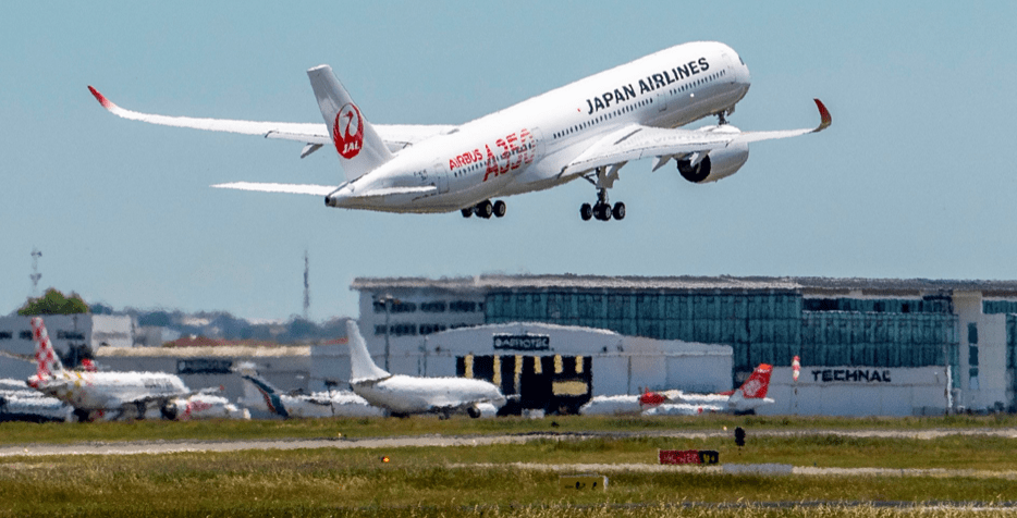 JAL's first A350-900 completes maiden flight