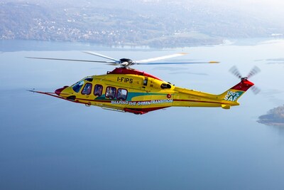 Pratt & Whitney Canada and Leonardo achieve first AW139 100% SAF flight