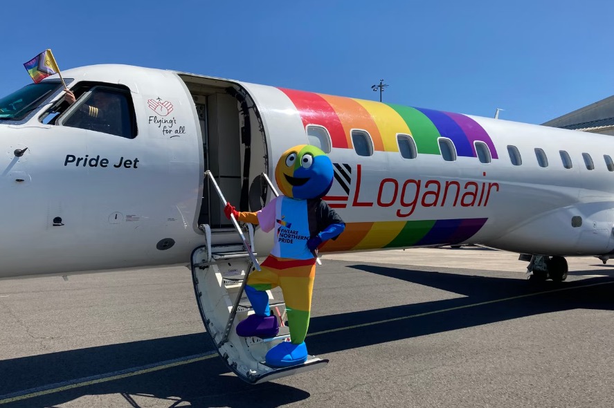 Loganair unveils UK’s first ‘Pride Jet’