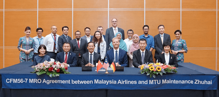 MTU Maintenance signs CFM56-7B contract with Malaysia Airlines Berhad