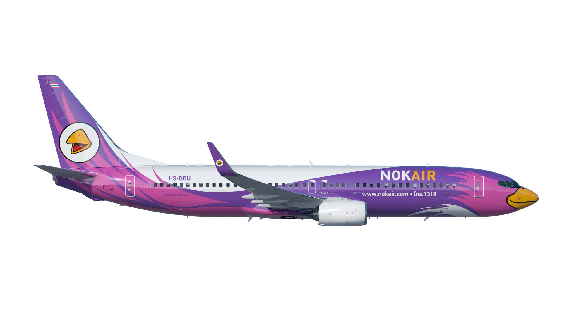 Nok Air bins Bangkok-Mae Hong Son route