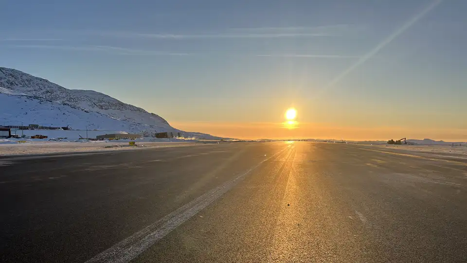 Greenland's new 2,200 metre runway opens following approval from the Danish Transport Authority