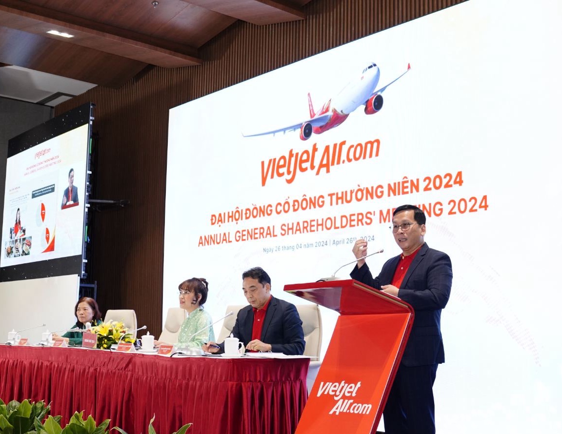 Vietjet 25% dividend payout in 2024 approved, expects 10% increase in revenue