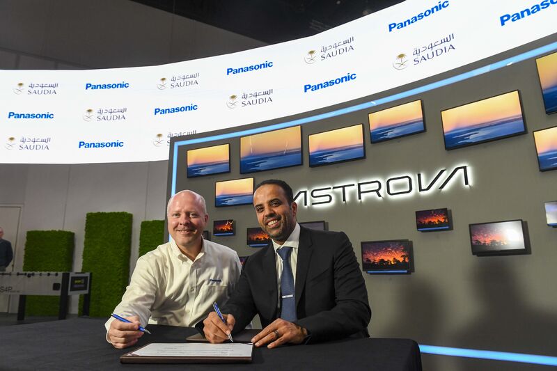 SAUDIA selects Panasonic’s Astrova for installation on 30 jets