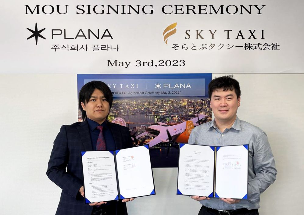 PLANA signs LoI with Japan’s SkyTaxi for 50 CP-01 eVTOL