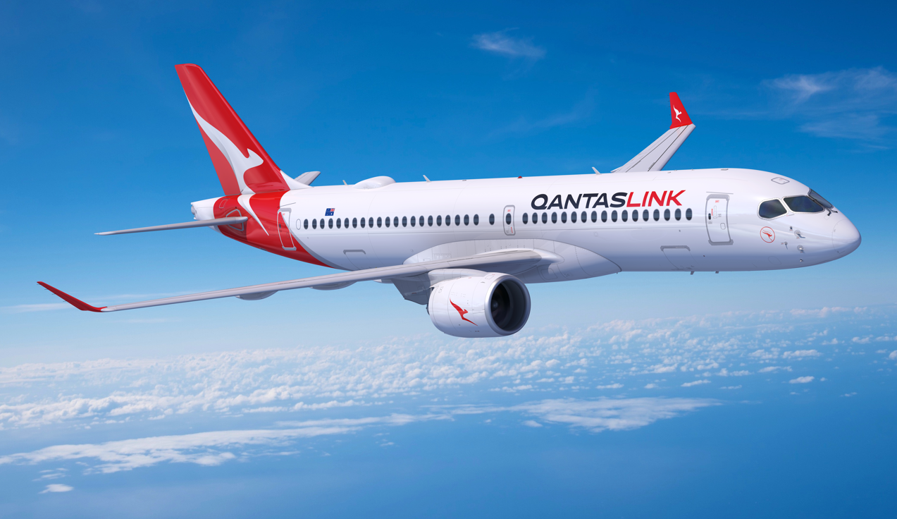 Qantas Group’s A220 lands in Tasmania for first time