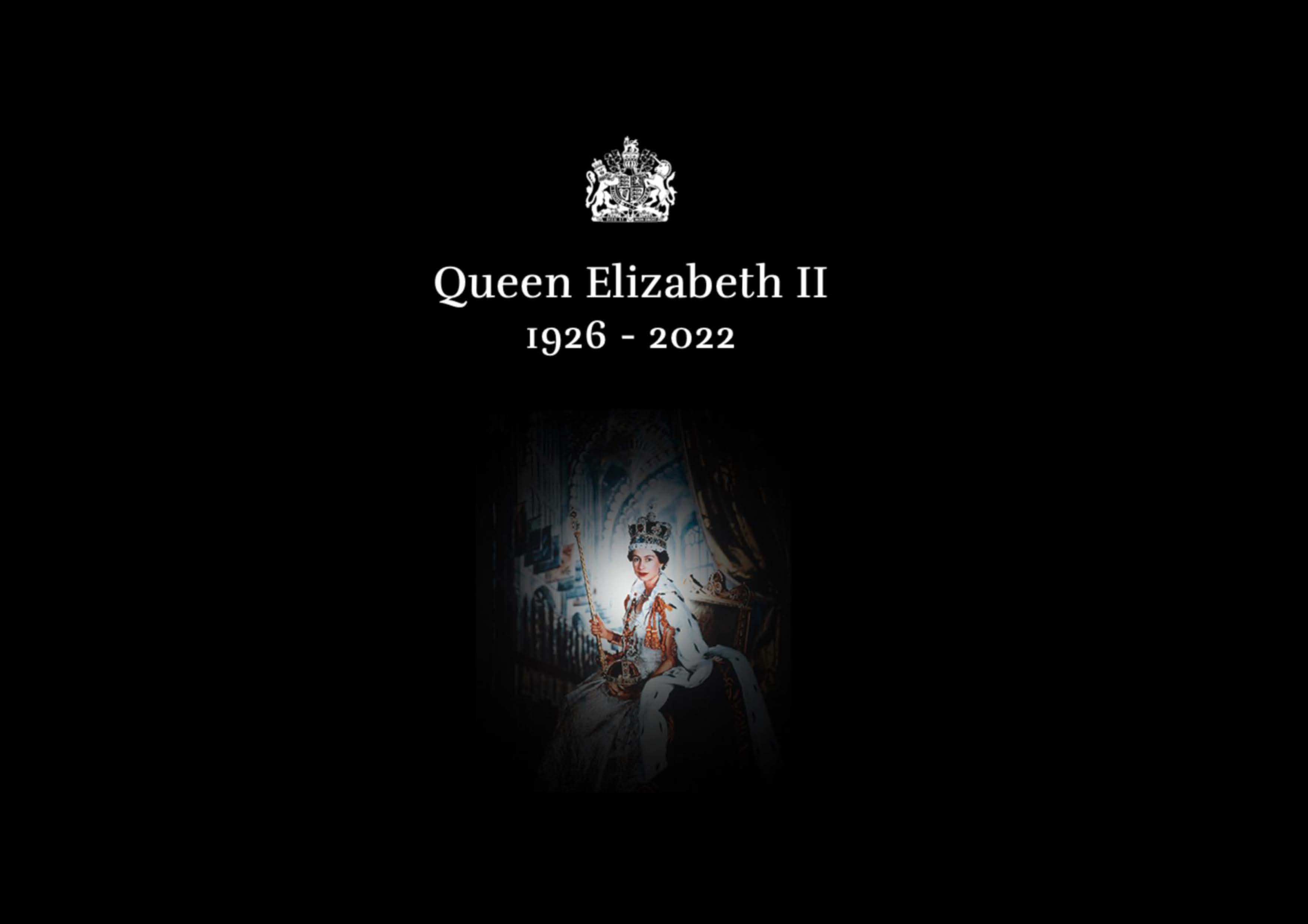 In memory of Her Majesty Queen Elizabeth II