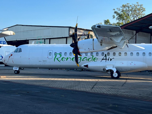 Renegade Air introduces its first ATR -500 in Kenya, leased from Abelo