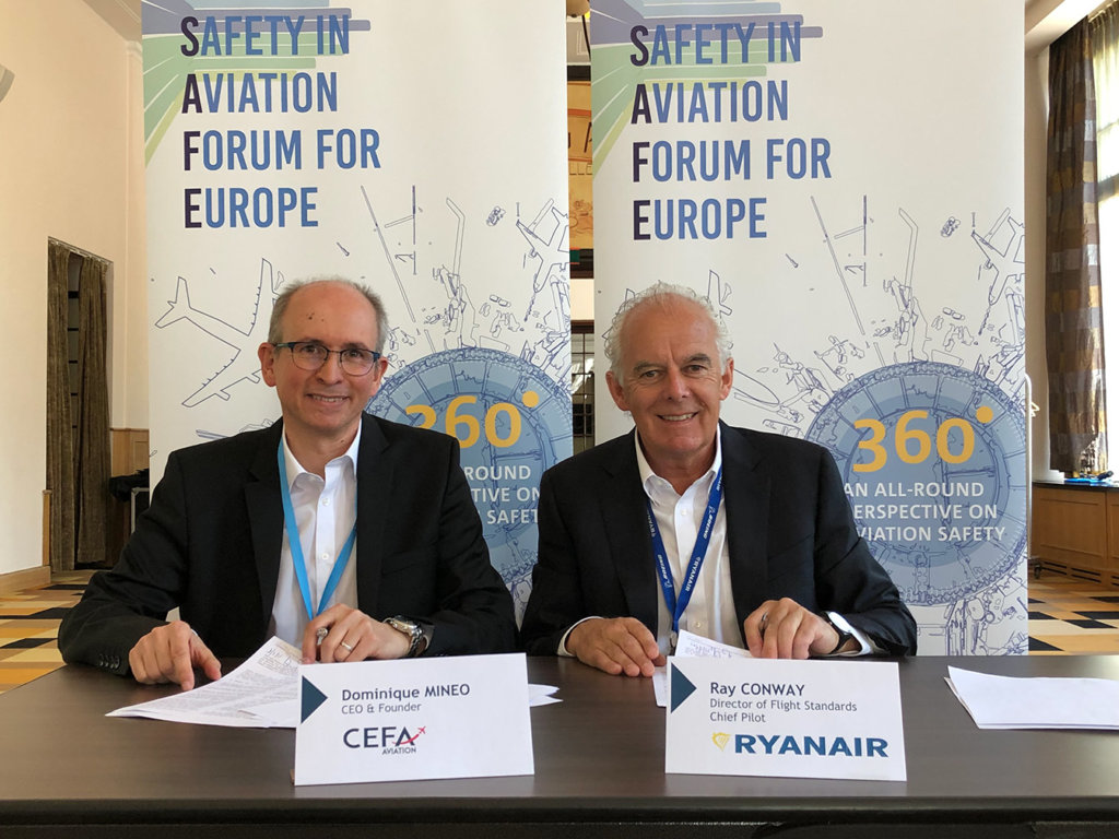 Ryanair signs pilot training software partnership with CEFA Aviation