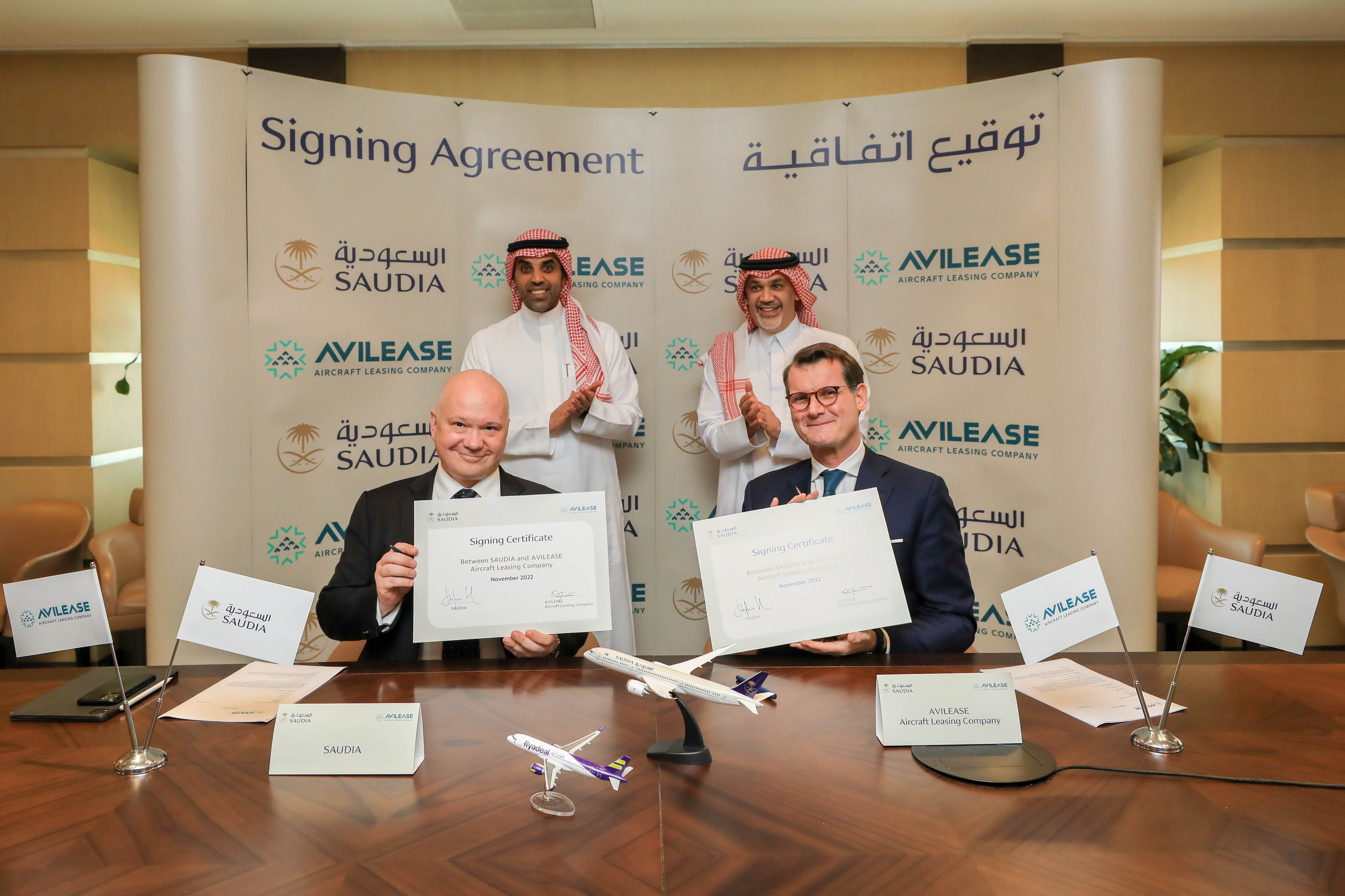 SAUDIA Group signs leasing agreement with AviLease for 20 new aircraft