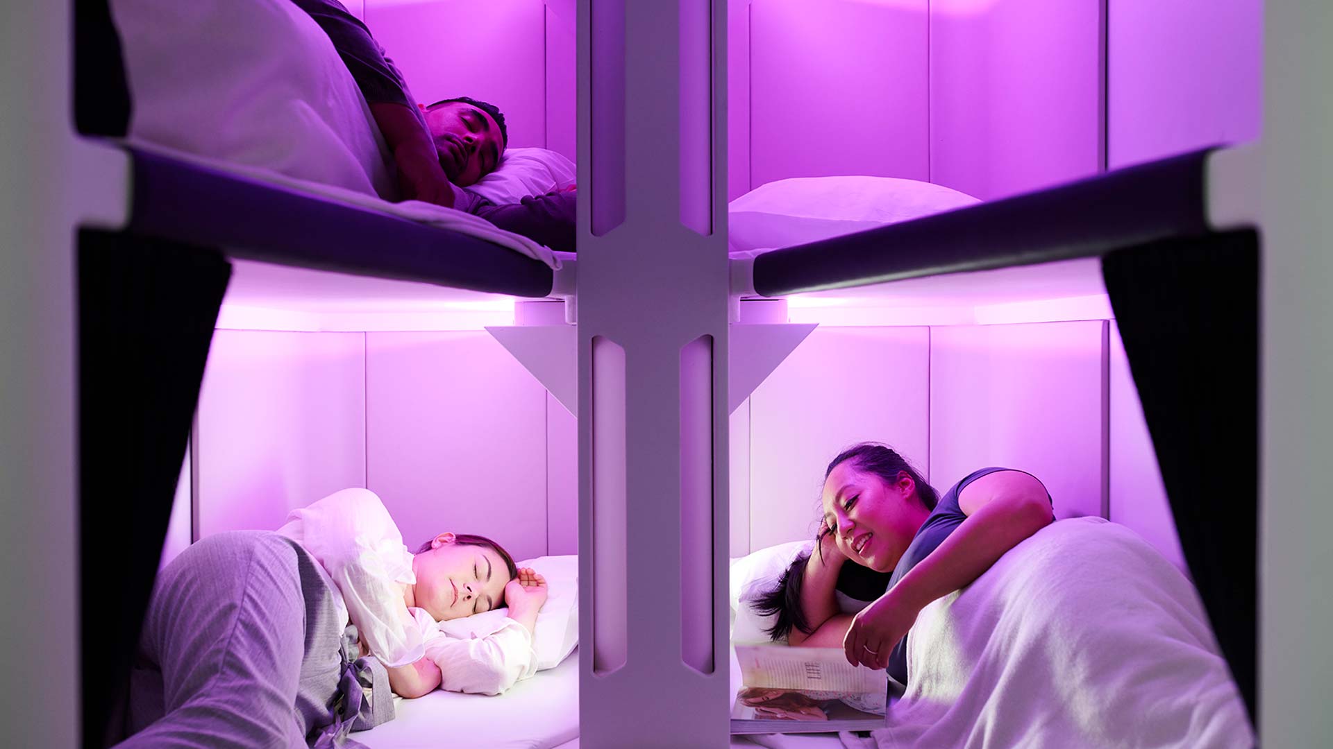 Air New Zealand unveils new cabins; economy beds