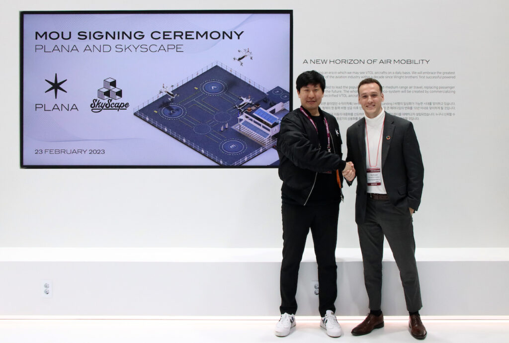 SkyScape and PLANA ink deal to develop first eVTOL route between Japan and Korea