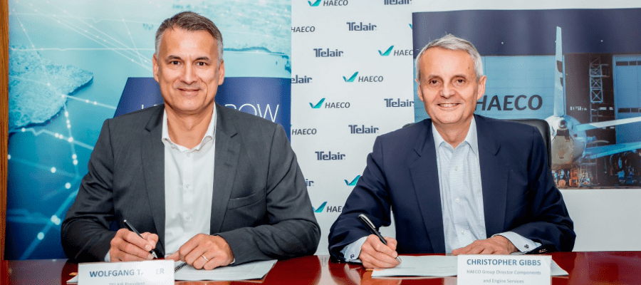 Telair and HAECO enter 10-year component services partnership