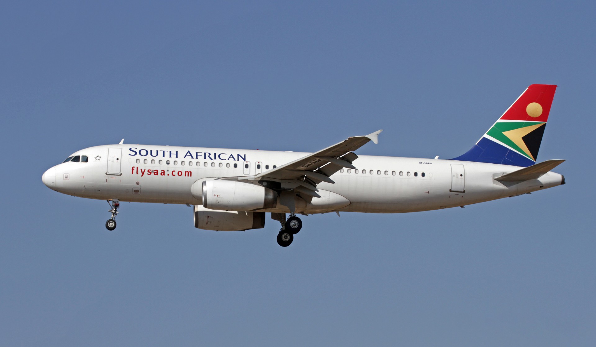 CALC delivers first of three A320s to SAA