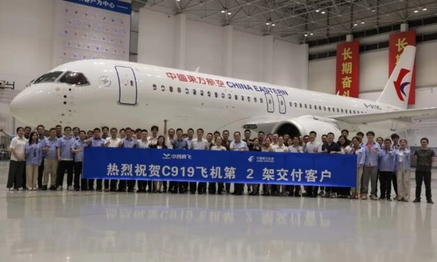 First C919 of 100 delivered to China Eastern Airlines