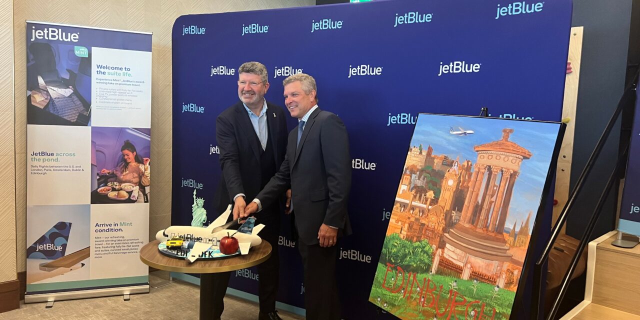 JetBlue expands into UK with new NYC-Edinburgh route, proposes codeshare with British Airways