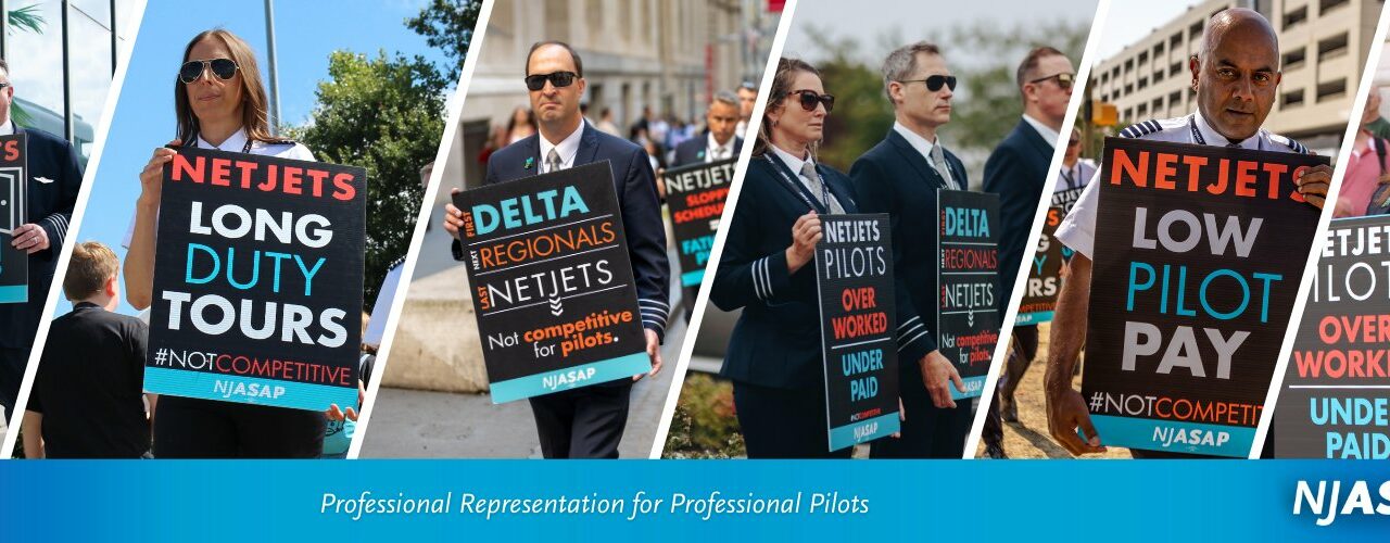 NetJets “singled out an elected union official for investigation” says union