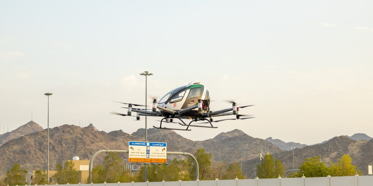 Front End successfully trials unmanned air taxi