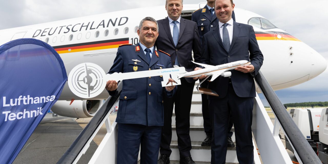 Lufthansa Technik hands over final A350 to the German Air Force