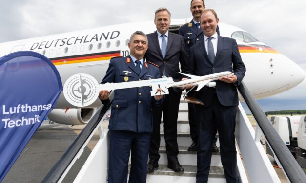 Lufthansa Technik hands over final A350 to the German Air Force