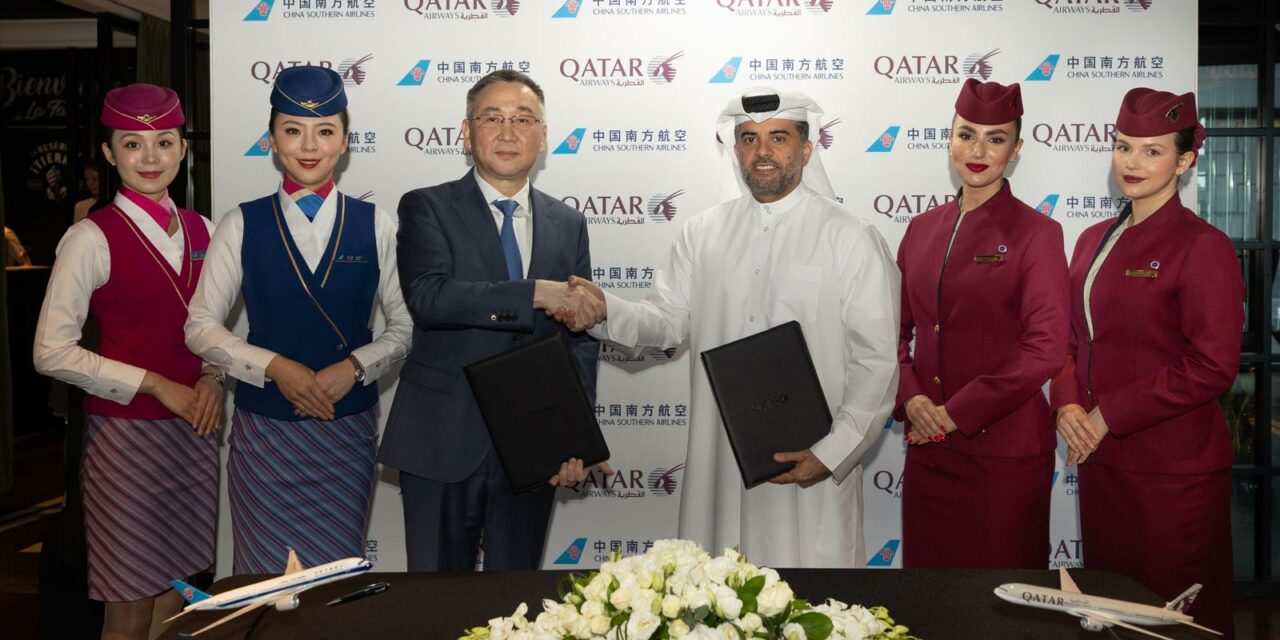Qatar Airways inks MoUs with China Southern Airlines, United Nations
