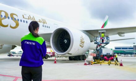 SAF supplied to Emirates flights from Singapore