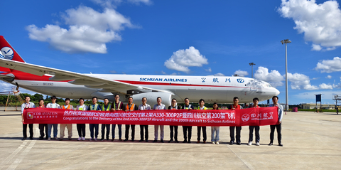 CDB Aviation delivers second A330 P2F to Sichuan Airlines