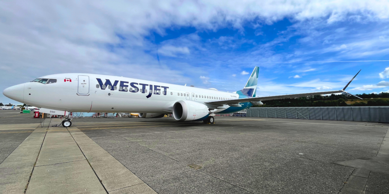 Clover delivers 737 MAX 8 to WestJet