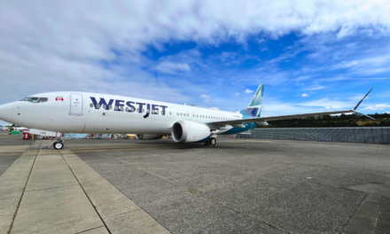 Clover delivers 737 MAX 8 to WestJet