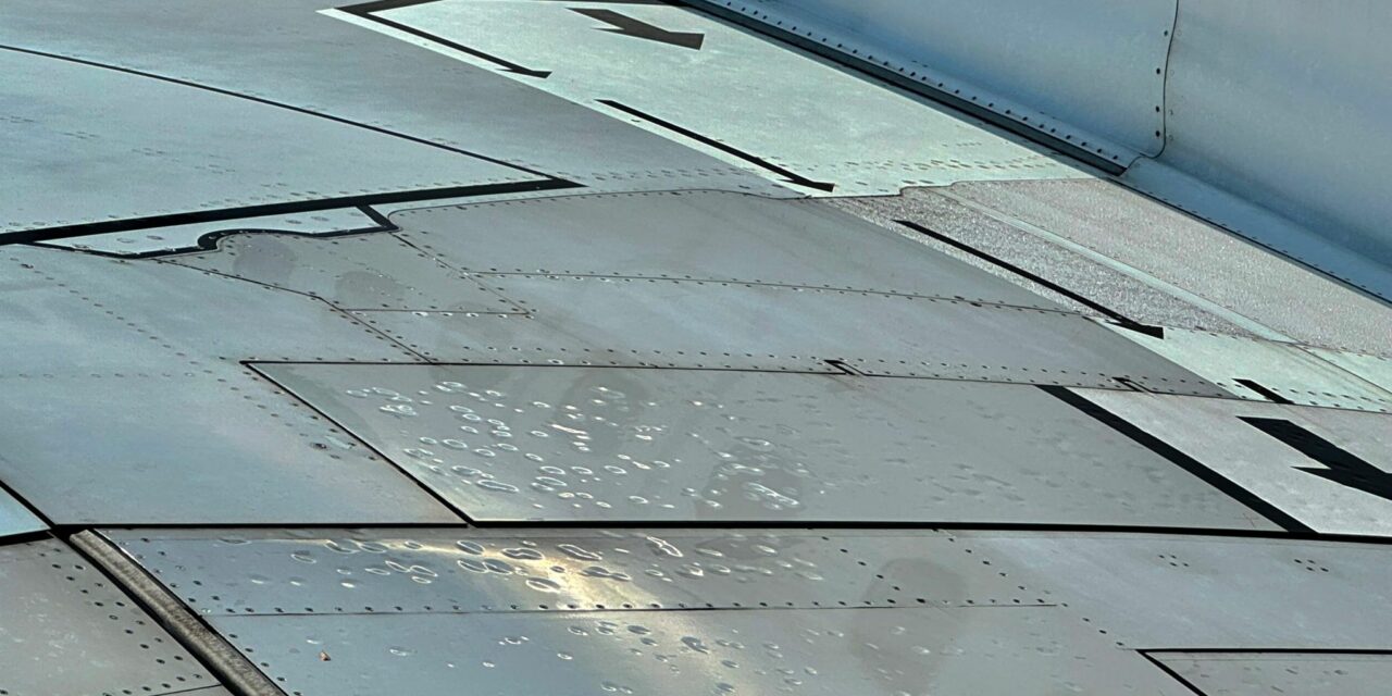 Several WestJet aircraft grounded after “significant” hail damage