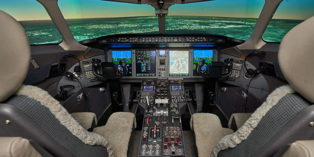 AXIS flight simulation qualifies for mainland Europe’s first Level-D CL350 full flight simulator