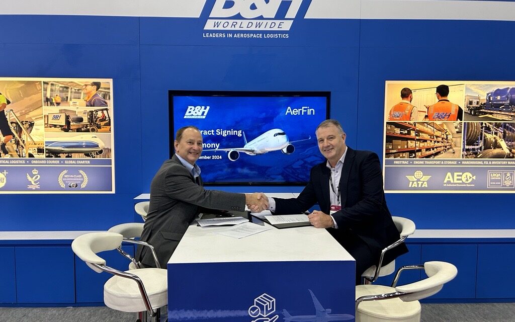 B&H Worldwide Secures Contract Extension with AerFin to Provide Comprehensive Logistics Support in Hong Kong