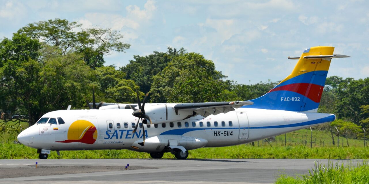 Colombian airline SATENA takes delivery of new ATR 42-600 aircraft