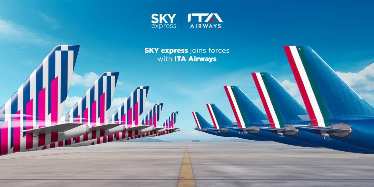 ITA Airways partners with SKY express